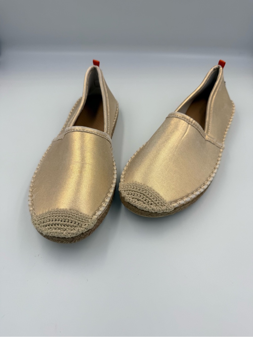 Sea star Metallic Gold Slip-On Espadrilles for Women